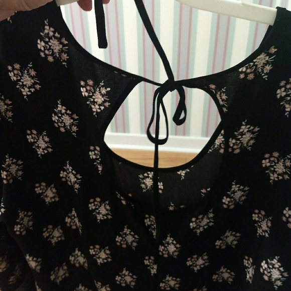 Black Floral Dress - Picture 2 of 5